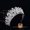 Europe Fashion Handmade High Quality  Vine Pearl beauty Queen Headpiece Wedding Bridal Tiara Crowns and veils